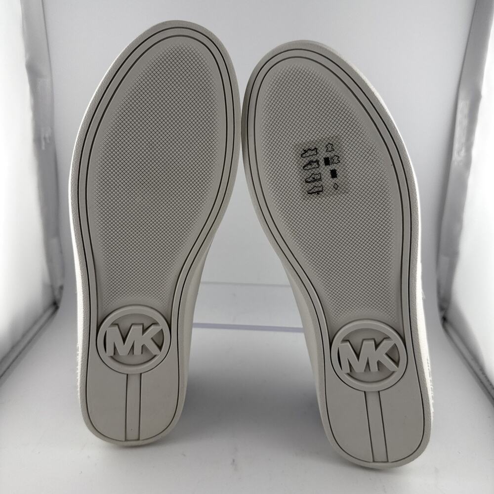 Michael Kors Women's Lola Leather Low Top Fashion Sneaker Black, Size 7M NEW - Picture 8 of 12